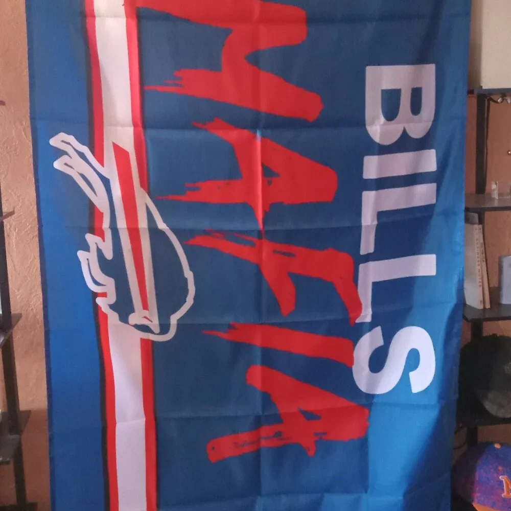 NEW Buffalo Bills Mafia Light Blue NFL 3X5 Feet Flag